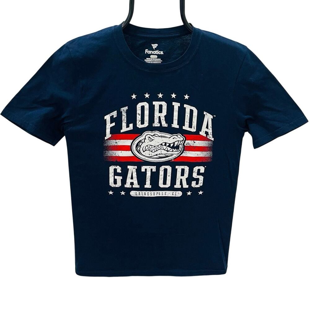 Fanatics Florida Gators Americana T-Shirt Mens Small S Navy Blue NCAA Colle+